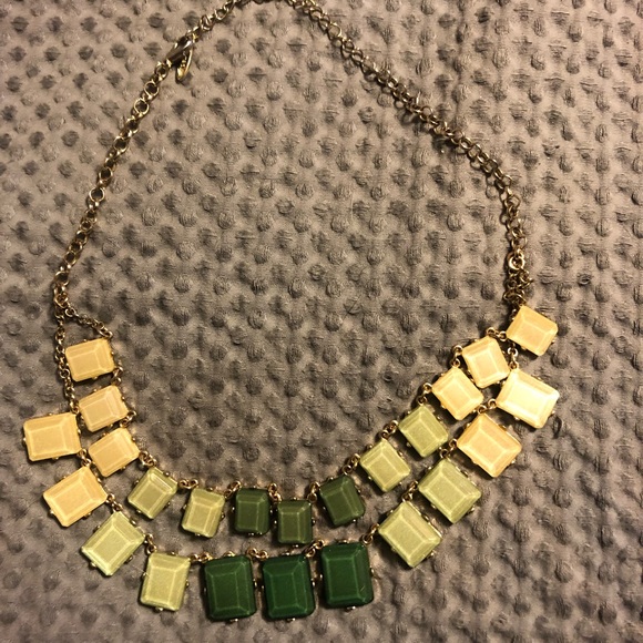 Fashion Statement Necklaces Set of 2 Green Navy - Picture 5 of 6